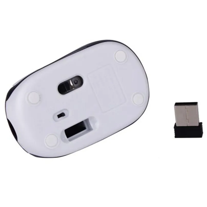 Мини 2,4 ГГц Беспроводная мышь для геймеров 2000 dpi USB оптическая игровая мышь для ПК, ноутбука, компьютера, мыши Raton Ordenador фиолетового цвета