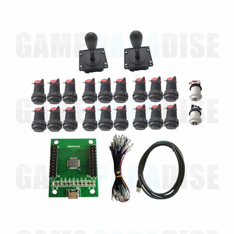 Аркадный набор сделай сам 2 игрока ПК PS/3 в 1 для Америки интерфейс joystck USB MAME