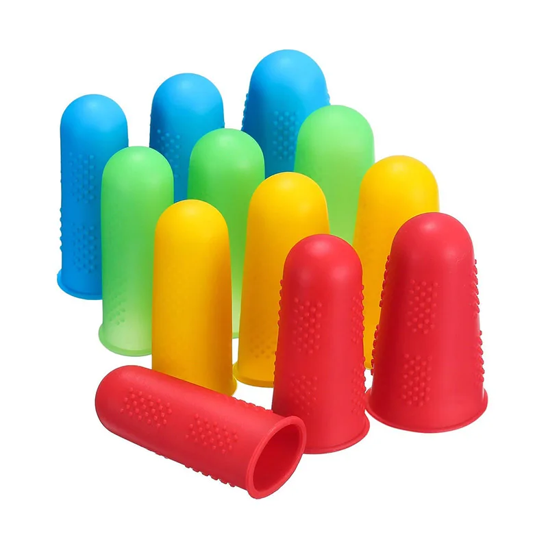 

'The Best' Silicone Fingers Cover Cap Fingertip Protector Anti-skid Heat Resistant For Kitchen Barbecue 889