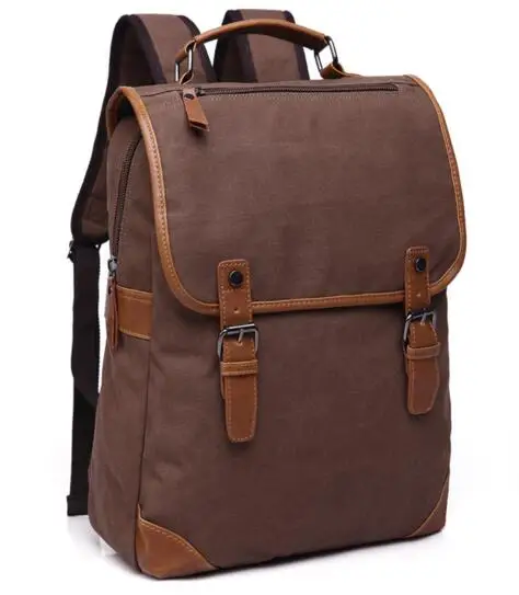 Винтажный Мужской холщовый рюкзак сумка мужская повседневная | Багаж и сумки