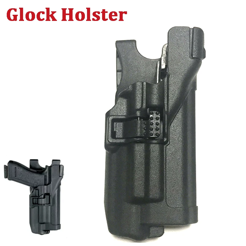Тактический чехол для пистолета Glock 17 ремень кобура светильник легкий подшипник