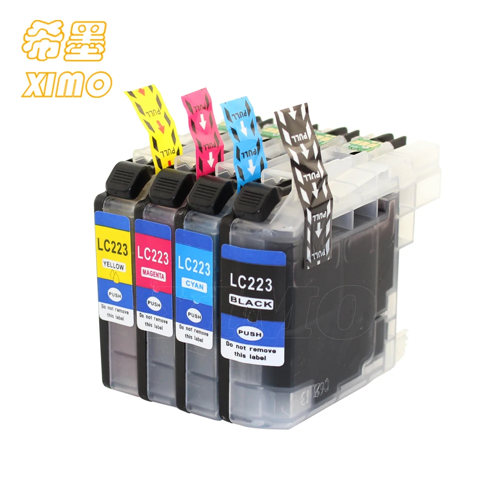 Чернильный картридж XIMO 24 упаковки LC223 LC221 BK C M Y для Brother MFC 4620DW 4625DW J5320DW J5620DW J5625DW|ink