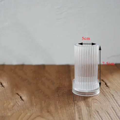 5x7.5cm Нить акриловая Свеча Плесень, цилиндр свечная форма ручной работы день рождения свеча плесень пчелиный воск, Парафин Свеча Плесень - Цвет: 5x7.5cm