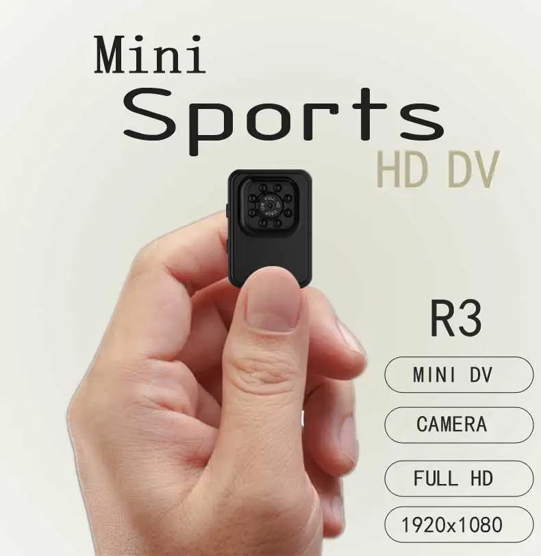 Новая Обновленная Wi Fi мини камера R3 видеокамера HD 1080P широкоугольная Спортивная DV