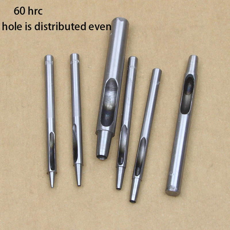

high quality 60HRC even hole leather craft hole punch hand tool set 1/2/3/4/5/6/7/8/9/10mm 3pcs/lot