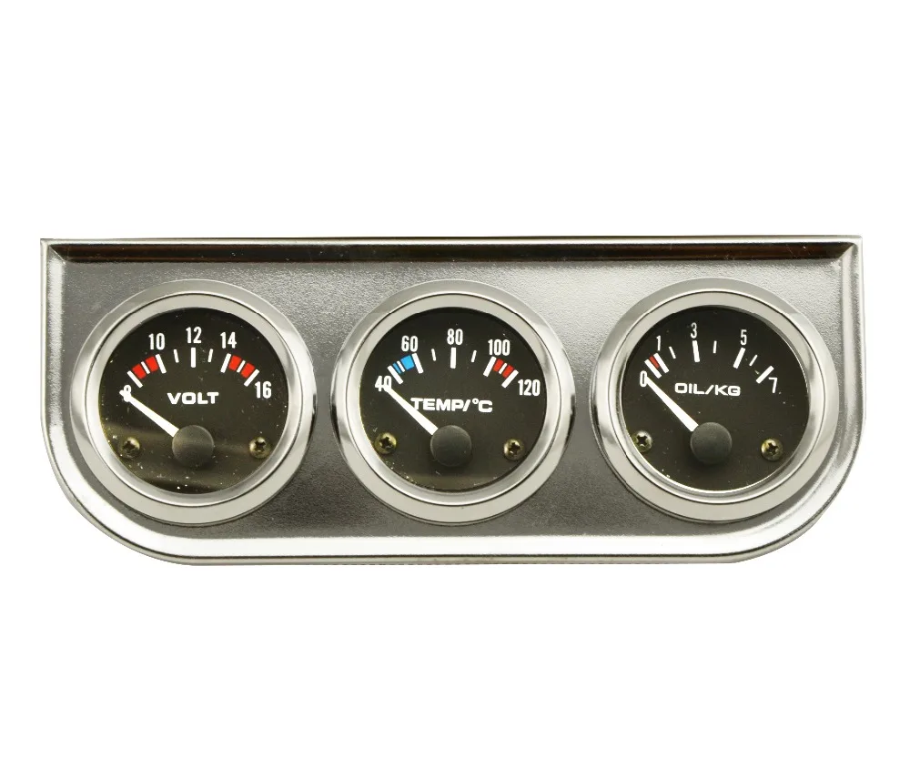 Универсальный хромированный автомобильный держатель подставка DRAGON GAUGE 2 дюйма 52