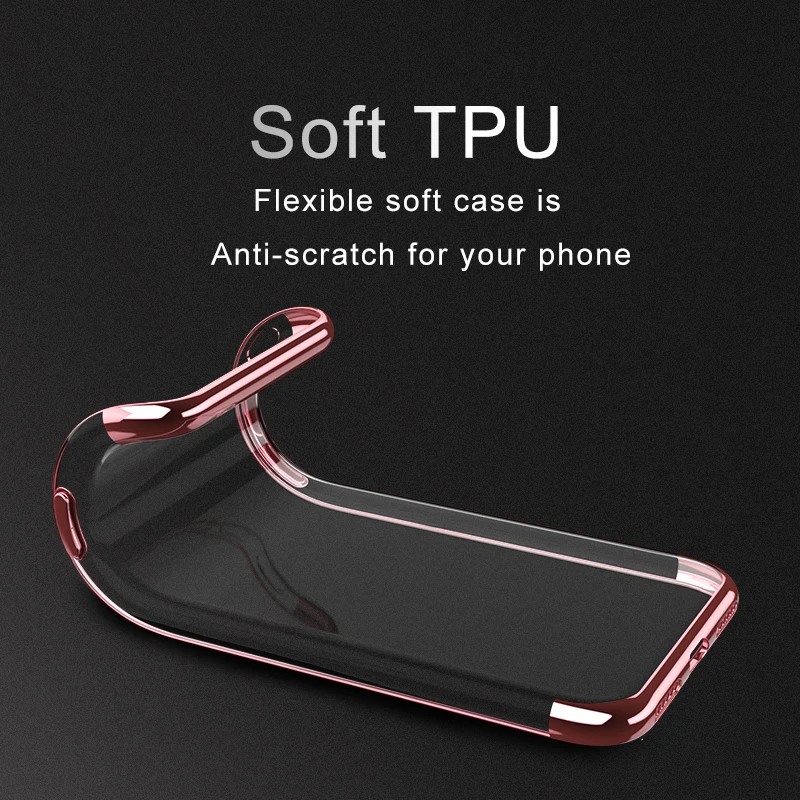 Phone Case For iPhone 7 8 X 3D Transparent Cover 6 S Plus 10 Soft TPU Silicon Shell Capa |