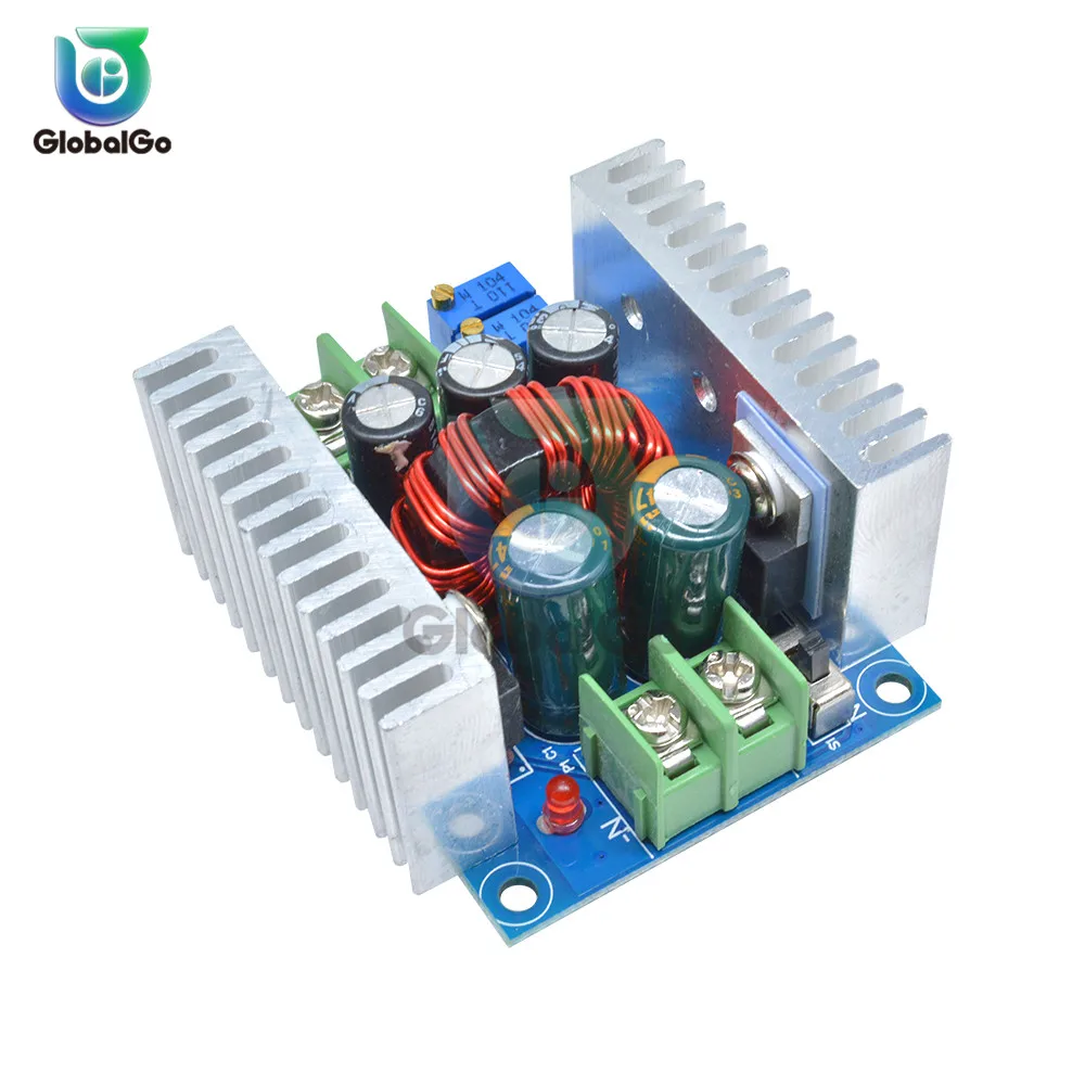 DC Мощность понижающий преобразователь модуль 300 W 20A 9A 6 V 40 до 1 2 36 постоянный ток