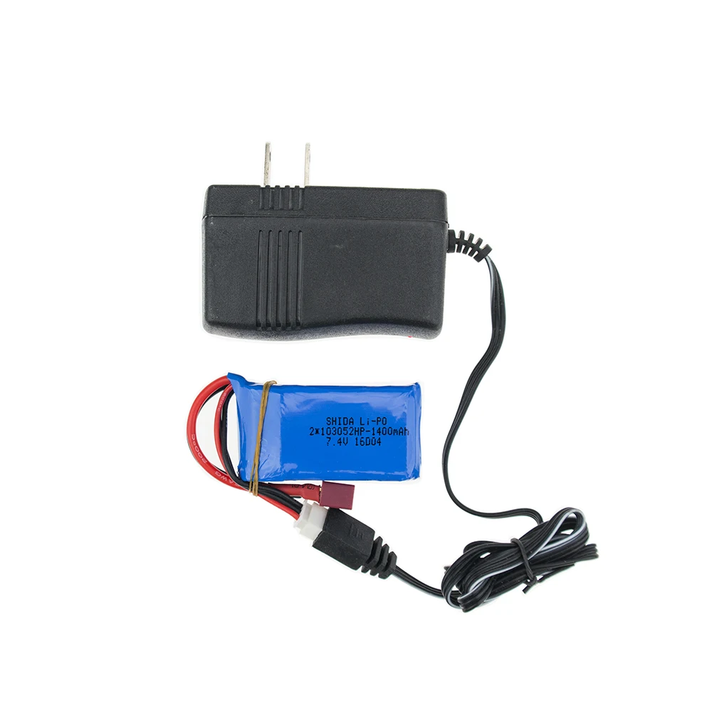 7.4V 1400mAh lipo Battery 2 or 3pcs batteries and charger for wltoys A959-b A969-b A979-b K929-B RC car part wholesale | Игрушки и хобби