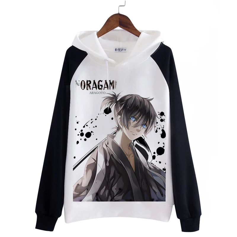 Noragami Yato унисекс Повседневная футболка с капюшоном пальто длинным рукавом