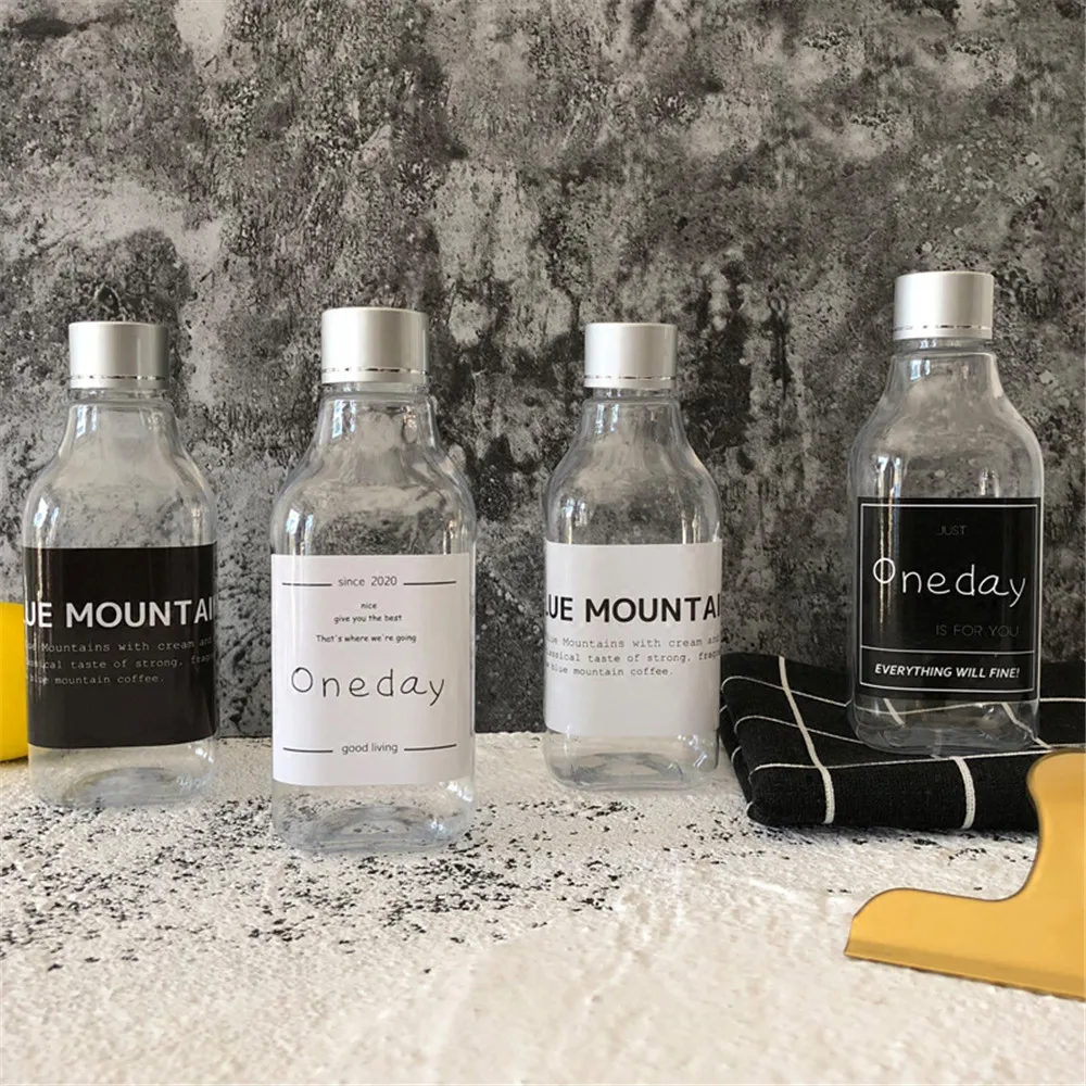 200ml Scandinavian Bath Shampoo Storage Bottle with Sticker Chic Transparent Liquid Lotion Travel Organizer Decor | Дом и сад