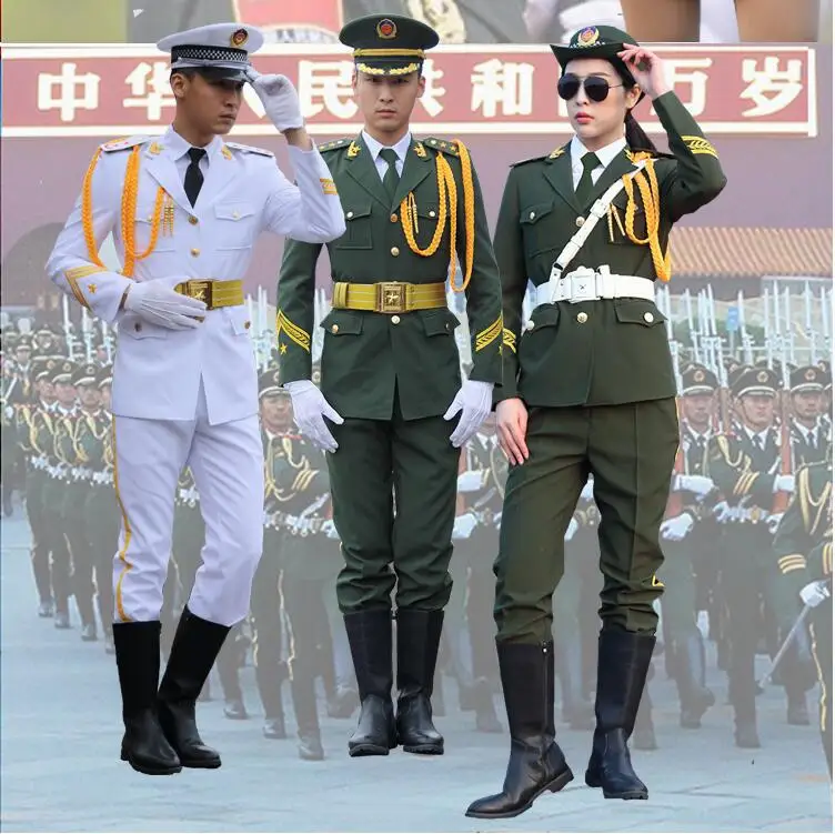 Армейский костюм для Honor красивый сбора флага Guard Китай Национальный