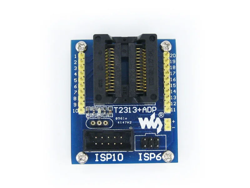 ATtiny2313 ATtiny4313 AVR SOIC20 (300 mil) ISP 10 контактный/6 контактный программирующий адаптер
