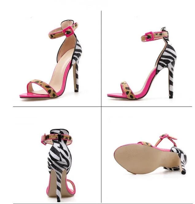 Женские босоножки с ремешком на щиколотке разные цвета|Боссоножки и сандалии| |