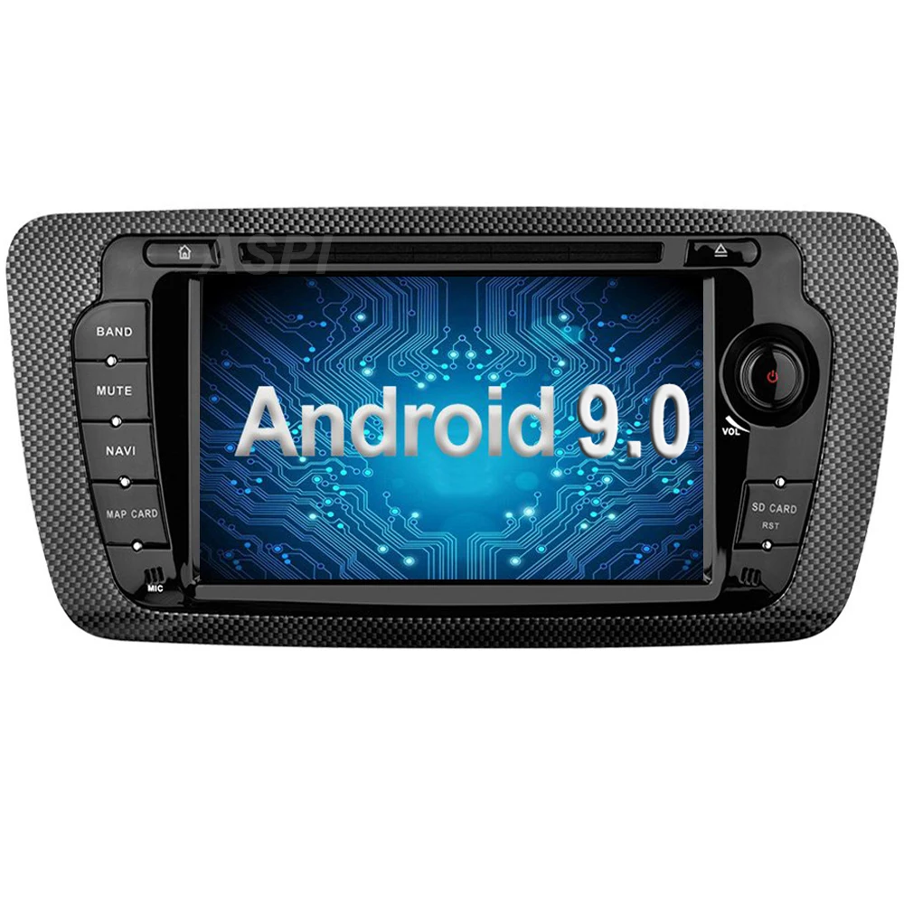 Android 9 0 автомобильный DVD плеер с спутниковой навигацией для Seat Ibiza 2009 2013 стерео