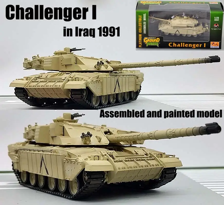 Британский FV4030/4 Challenger 1 MBT в Ираке 1991 без литья под давлением бак 1/72 легкая модель|