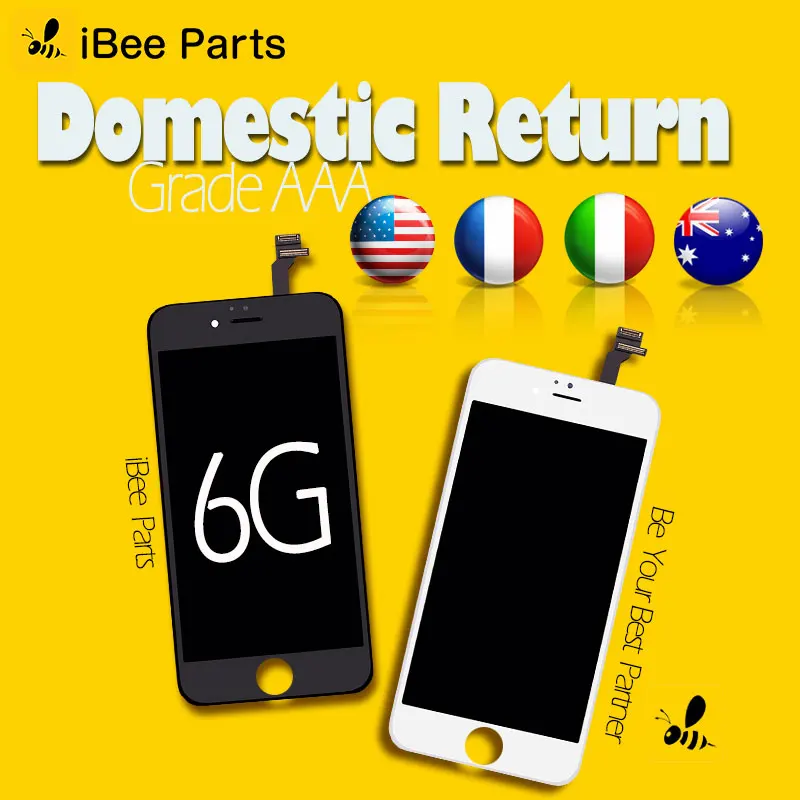 50 шт. для Tianma & Shenchao Pantalla AAA iPhone 6 ЖК дисплей сенсорный экран сборка замена без dhl