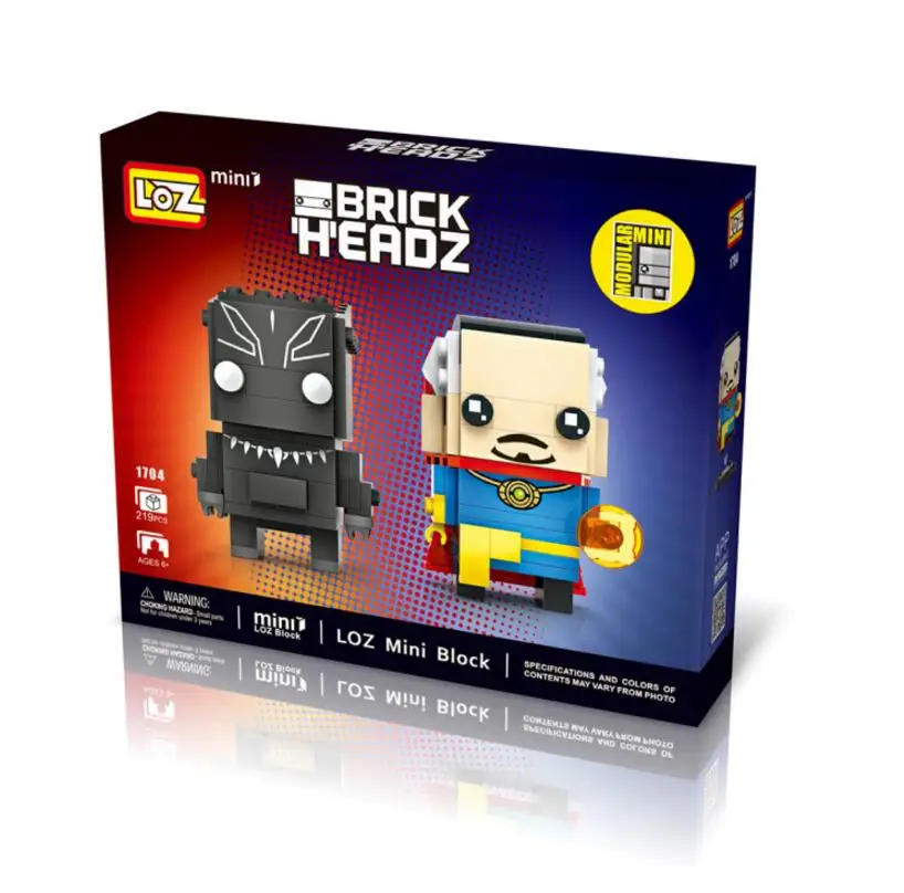 LOZ Супер Герои Комиксов серии Доктор Странная Фигура Модели nano block Building blocks
