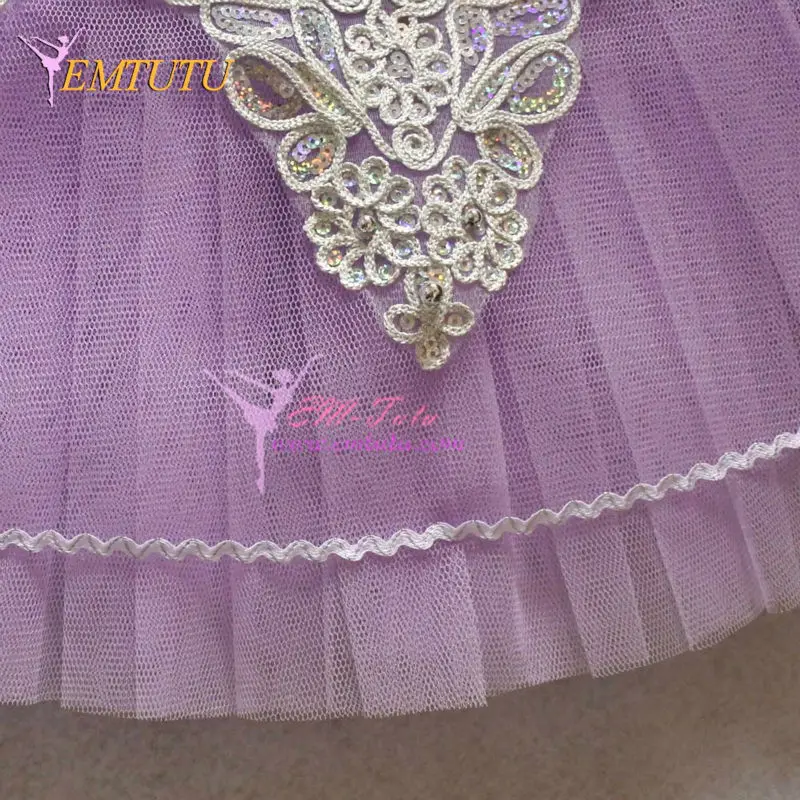 Профессиональная балетная пачка фиолетового цвета для взрослых Женская