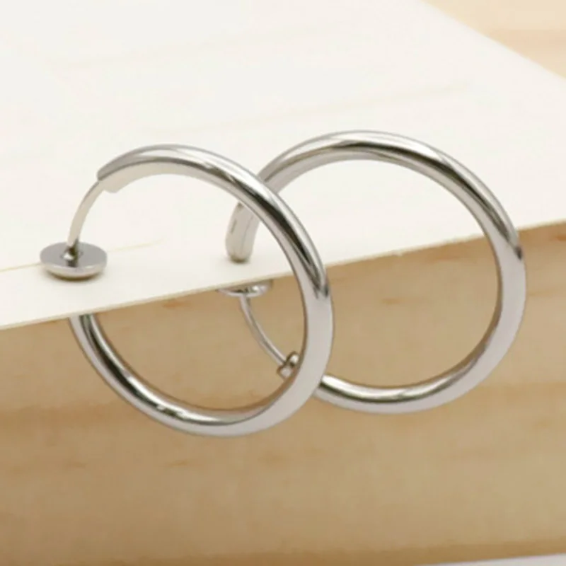 WIWI 2 шт./компл. из нержавеющей стали не Сережки для пирсинга невидимая серьга