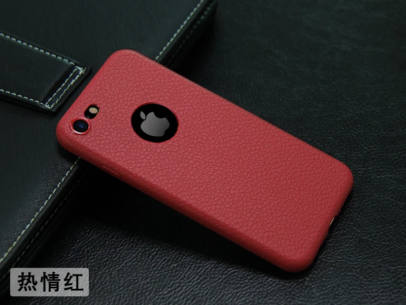 Чехол для iPhone 7 Plus чехол Мягкая текстура кожи ТПУ телефона Apple Iphone wolfsay Fundas|case for