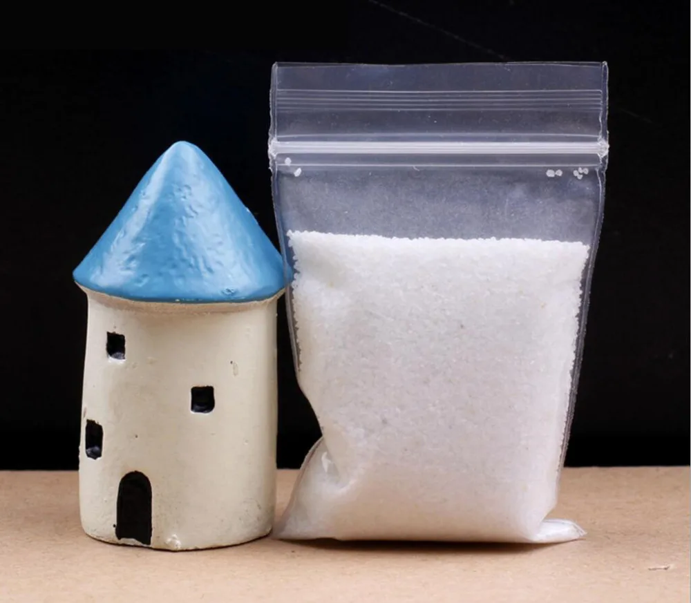 200g синяя/белая искусственная фотография для Фэнтези сад гном мох Искусственная