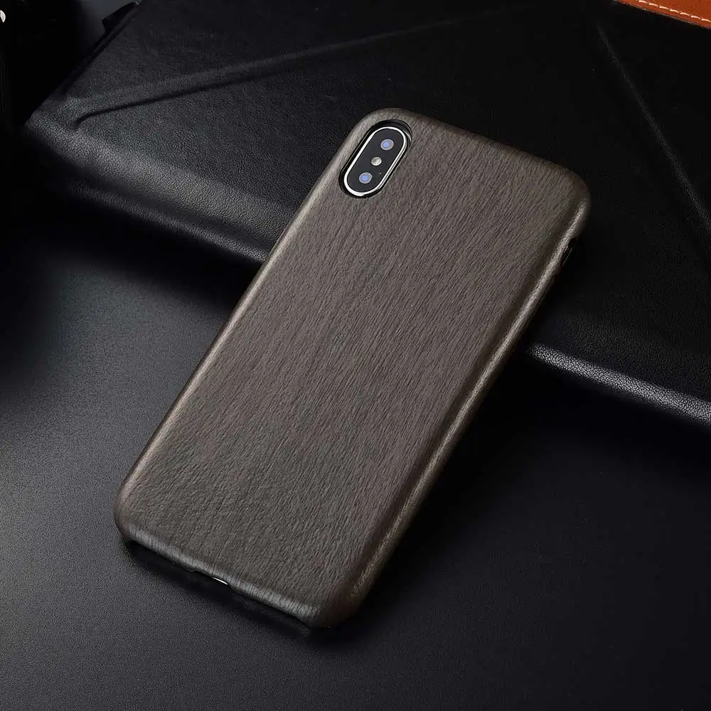 Mblack Boucho для iPhone XS Max XR 11 Pro Max X чехол с текстурой змеиной древесины чехол s для iPhone 7 8 6 6s plus Мягкий чехол из искусственной кожи - Цвет: Mblack