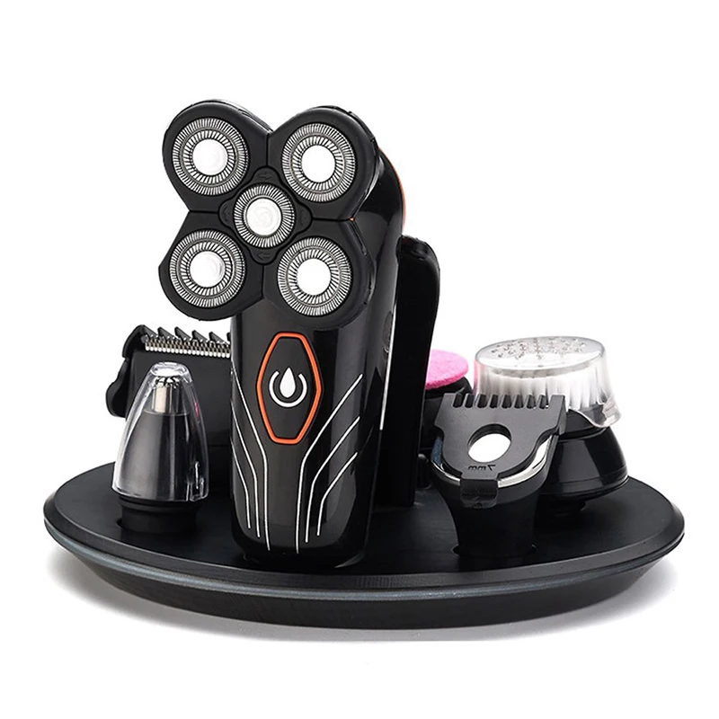 

Man Razor Whole Body Washing Electric Shaver Shaving Machine Rechargeable Men Beard Trimmer 5 Independently Floating Blades