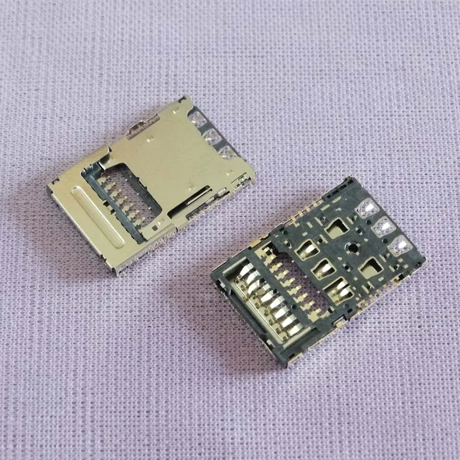 5pcs/lot SIM Memory Card Reader Socket Slot Replacement For LG K8 K350 K350N K4 M160 | Мобильные телефоны и аксессуары