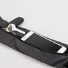 QUESHARK Pro Reflective Elastic Waistband Sport Bag Double Zipper Pocket Running Gym Yoga Waist Belt Pack Phone Wasit Wallet Bag 3