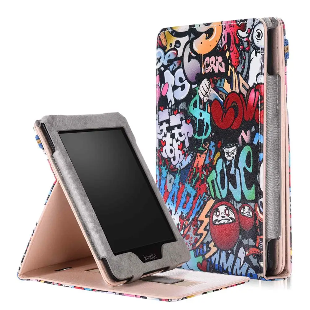 Kindle Paperwhite, на возраст 1, 2, 3, 4, чехол Чехол для электронной книги Магнитная из искусственной кожи смарт-чехол для Kindle Paperwhite чехол - Цвет: KP-NK-TY