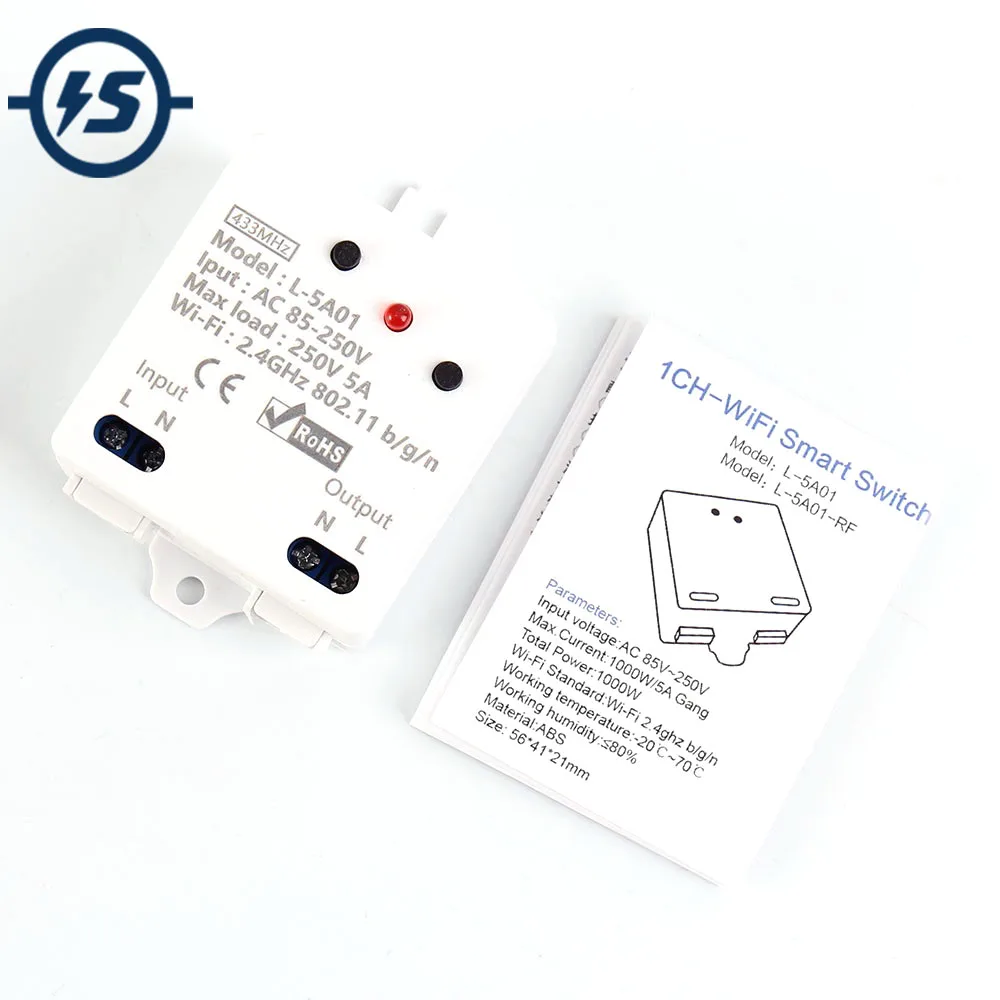 2 4G IoT контроллер беспроводной WIFI управление релейный модуль 5A AC 85 V-250 V Поддержка