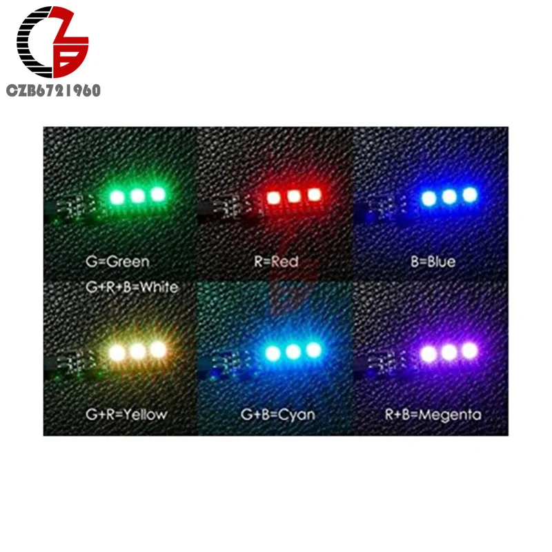 F16185 RGB 5050 светильник 12 в 3S 4S 7 цветов DIY DIP переключатель для RC QAV250 FPV|switch switch|switch