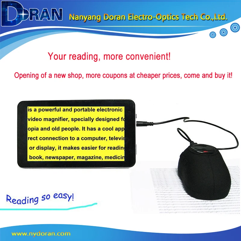 

Electronic Magnifier With Led Lights Low For Vision 7 Inches Video Magnifying Glasses 20x Loupe Electronique Microscope Lupas