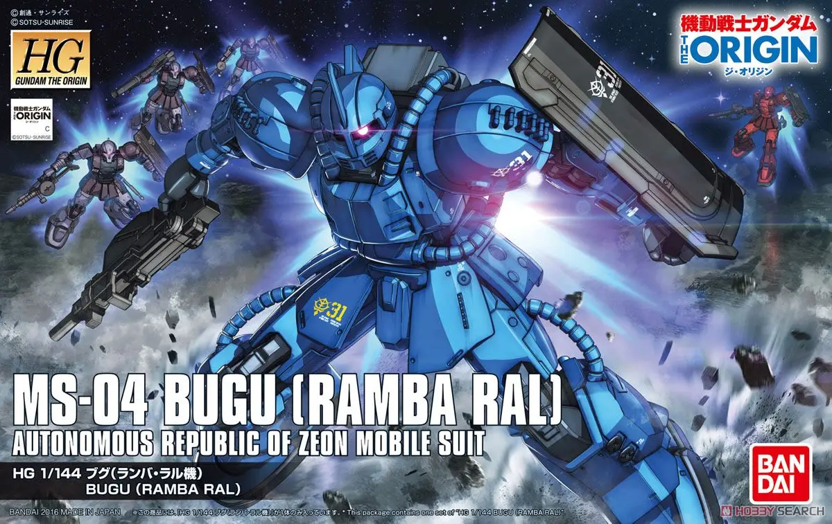 Bandai HG GTO Gundam 1/144 MS 04 BUGU RAMBA RAL пользовательский мобильный костюм сборные модели