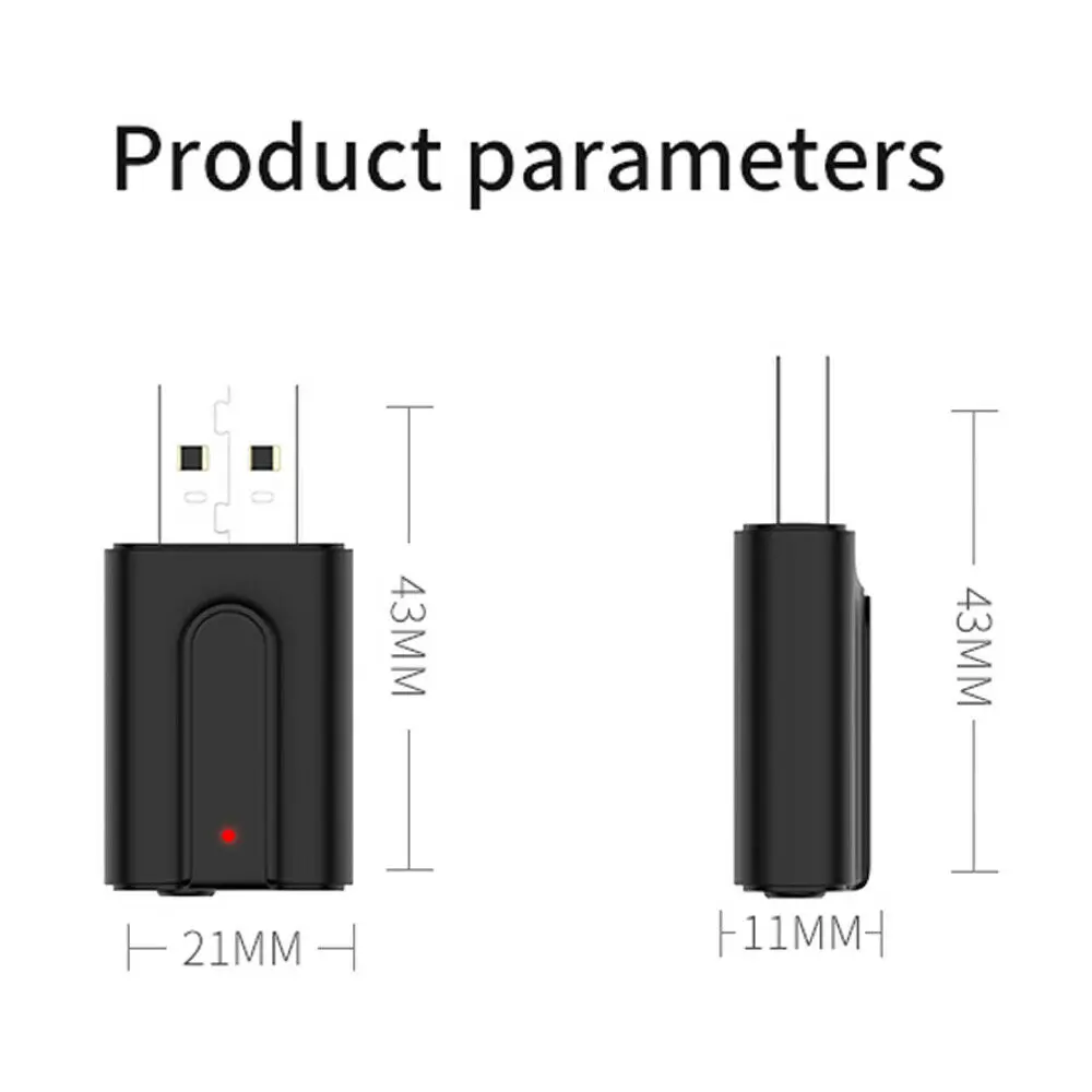 2 в 1 Bluetooth адаптер USB 5 0 передатчик приемник ТВ компьютер беспроводной аудио 3 мм