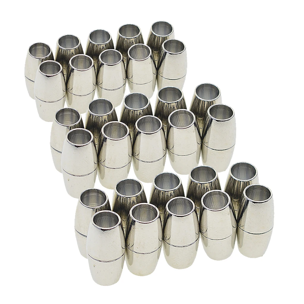 30 шт баррель магнитные застежки соединитель крепеж ювелирных изделий 4/5/6
