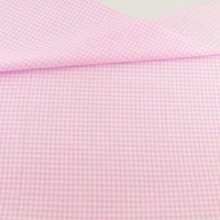 printed pink and white check designs fat quarter cotton fabric home textile patchwork for doll colthing teramile fabrics sewing