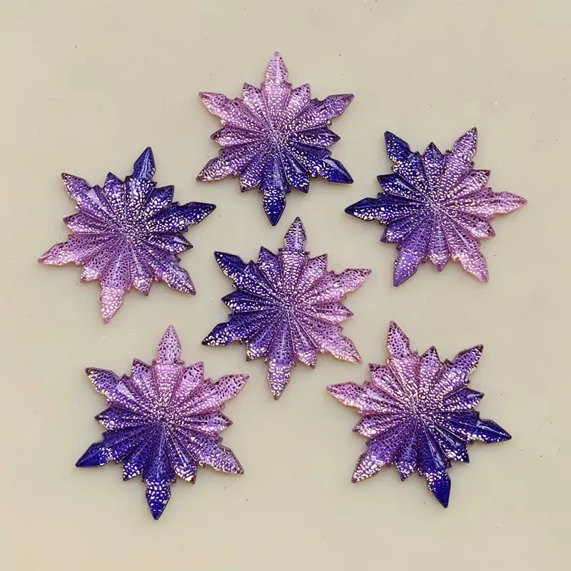 Purple Crystal Rhinestone Flat Back Acrylic Crystal Stone Not Hotfix Scrapbook wedding decoration 32mm 10pcs-B427