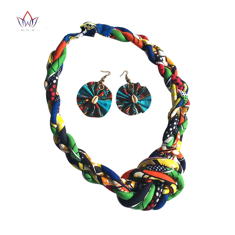 Модные африканские комплекты ожерелья и серьги классические бусы набор