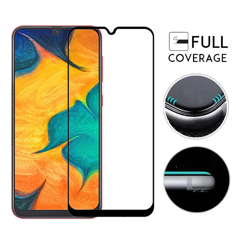 Full Coverage Tempered Glass For Samsung Galaxy A30 Protective glass on the A 30 A305F Screen Protector Film 9h | Мобильные телефоны