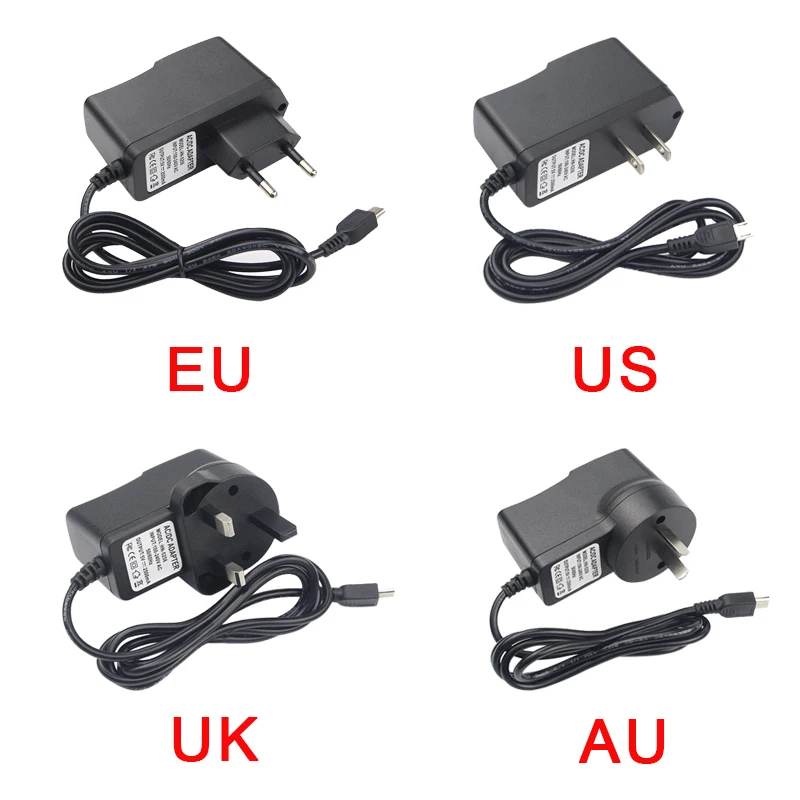 Адаптер питания 2.5A Raspberry Pi 3 Model B + Micro Charger EU/UK/US/AU зарядка для Plus | Компьютеры и офис