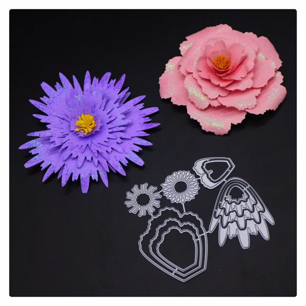 214 цветок скрапбукинга металлические режущие штампы для трафареты DIY альбом