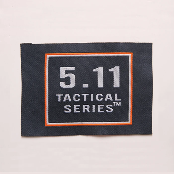 ТКАННАЯ одежда на заказ этикетки полиэстер Воротник Дамаск размер основной с