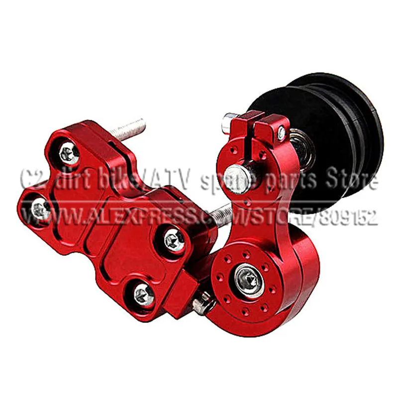 Ролик натяжителя цепи черный серебристый красный золотой универсальный