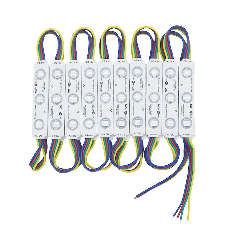 SZYOUMY 5050 SMD RGB 3LED Светодиодный модуль с линзами DC12V рекламные буквы 2 года Хорошее