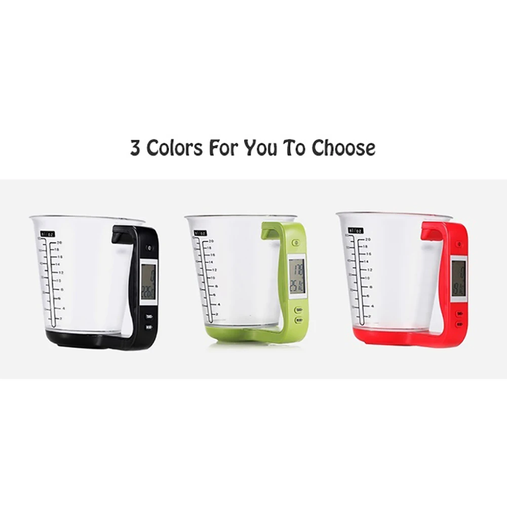1 шт. цифровая шкала с ЖК-дисплеем мерная чашка электронная кухонная выпечка