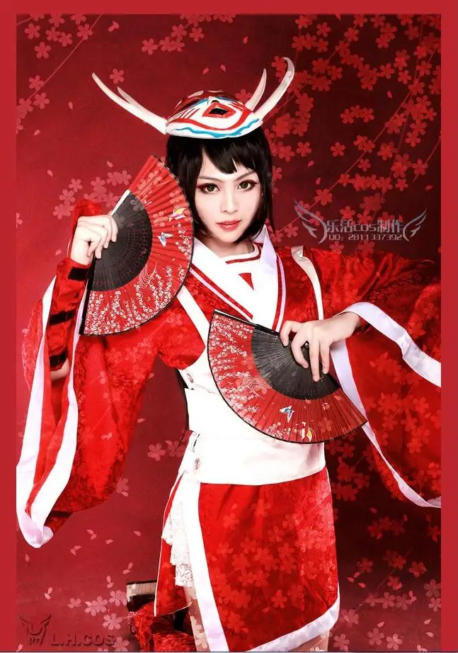 Игра LOL кровавая луна Akali Косплей Костюм Хэллоуин Униформа на заказ| |