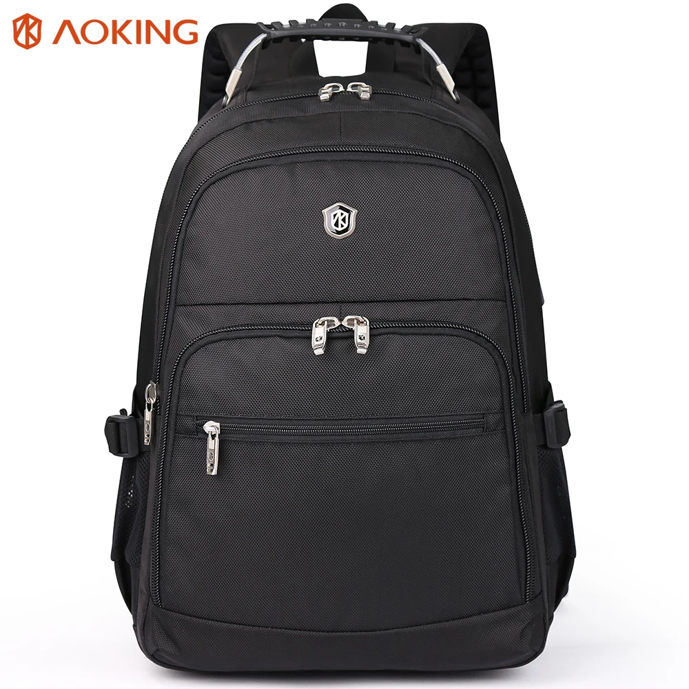 Рюкзак для ноутбука Aoking, зарядка через usb, 17 дюймов, сумки для колледжа, для подростков, большая емкость, нейлоновая воздушная подушка, мужской рюкзак для путешествий