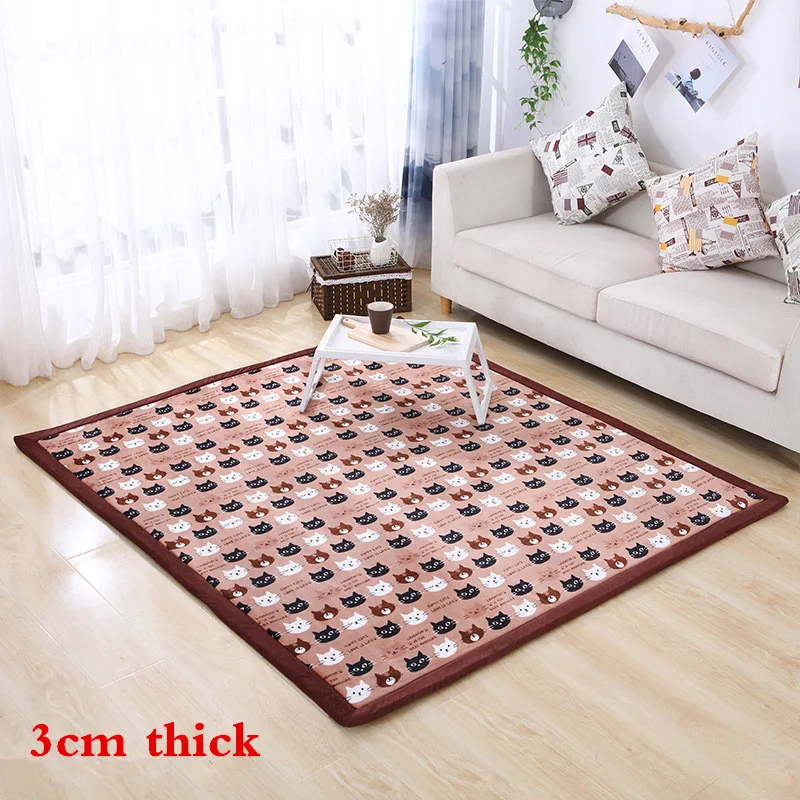 3cm Thicken 1/2/3 см Толщина детский игровой коврик ковры для комнаты для Гостиная 200X300 см Противоскользящий коврик Спальня ковер машинная Стирка ковров - Цвет: 3cm Thicken
